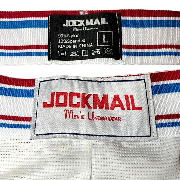 Jockmail Intensity Mesh Jockstrap JM242 White Size Large (30-32) - Picture 5 of 5